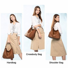 Handbags for Women Large Designer Ladies Hobo bag Bucket Purse Faux Leather