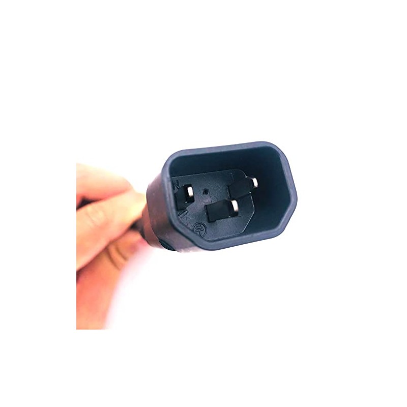 IEC 320 C14 to 2 x C13 90 Degree Power
