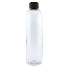 GreenHealth 8 fl oz Clear Plastic Bottle with Black Cap (Single)
