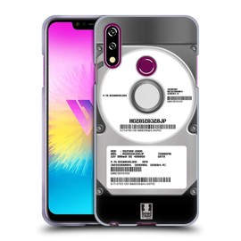 Head Case Designs Silber Hard Disk Drives Soft Gel Handyhülle Hülle Huelle kompatibel mit LG W10