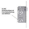 ck-tuerbeschlaege Toilet rosette with occupied indicator, V2A stainless steel, matt