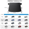 DooGooCoo [Upgraded 7-Layer Car Windshield Snow Cover, [Efficient Winter Protection]