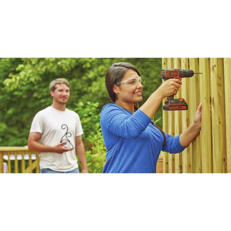 BLACK+DECKER 20V MAX Cordless Drill/Driver Kit with ‎Battery, Charger, and