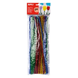 APLI Glitzer Pfeifenreiniger (50 Stück)