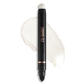 Erinde Lápiz De Sombra De Ojos de dos Puntas en Blanco Brillante, 01  Resistente al Agua y Larga Duración, Sombra De Ojos en Crema Con Acabado...     
