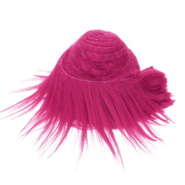 DMiotech 2"x60" Hot Pink Faux Fur Fabric for Crafts, Fluffy Faux Fur for DIY Projects, Gnomes, Animal Costumes, Cushions