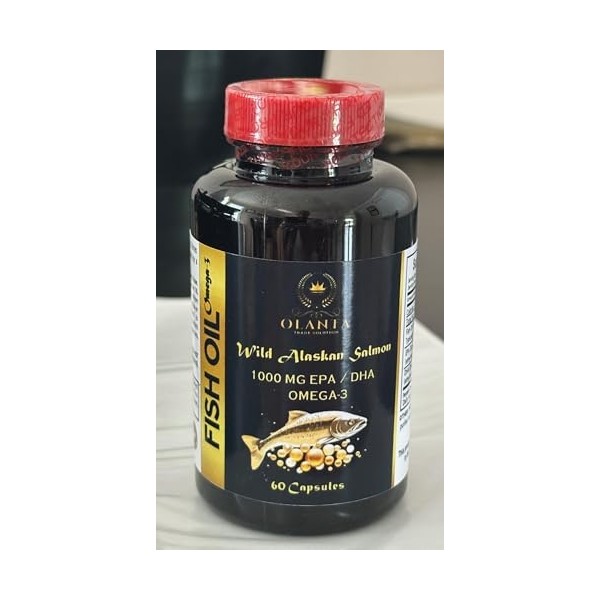 Alaskan Salmon Oil Omega-3 – Pure & Natural Softgels, Sustainably