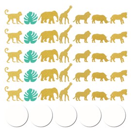 Aboofan 100 Pieces Hawaiian Jungle Theme Creative Confetti Decoration for Birthday Party (with Disk)