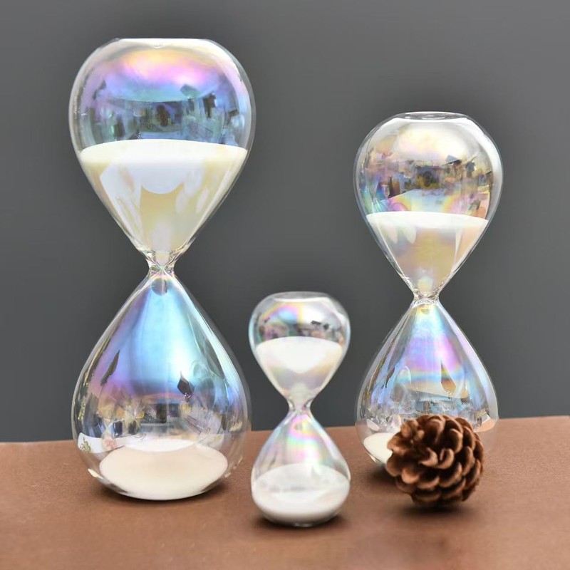 Falytemow Hourglass Sand Timer Glass Sand Timer Egg Hourglass for