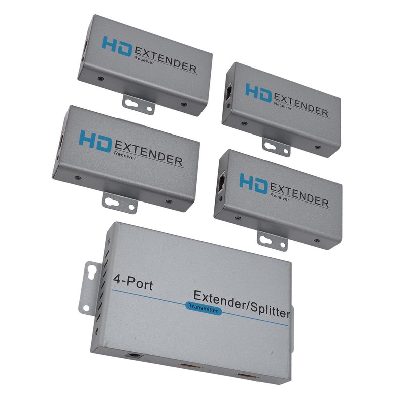 HD Multimedia Interface Extender Splitter 1x4 1080P 60Hz Extending 164ft