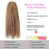 Marley Twist Braiding Hair 18 Inch 8 Packs – Long-Lasting