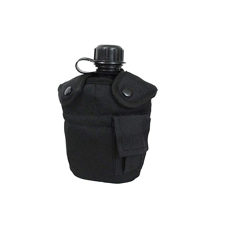 Mil-Tec Us Canteen with Cup and Sleeve, black