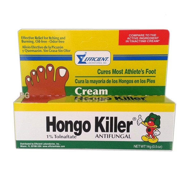 Hongo Killer Antifungal Cream 0.50 oz (Pack of 4)