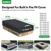 Rectangular Built In Stone Fire Pit Cover For In Ground