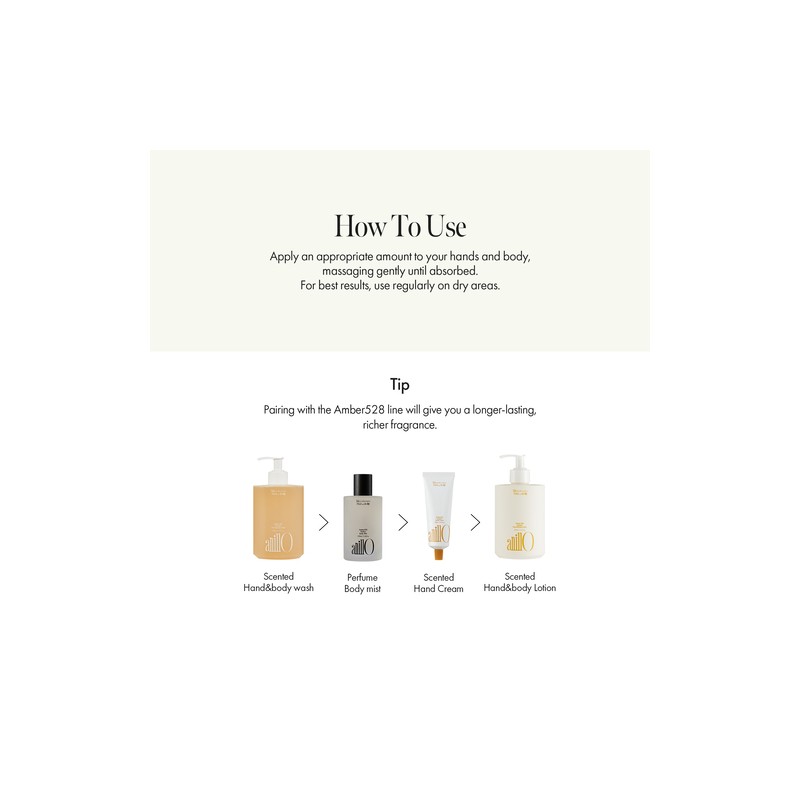 anillo [anillo]Amber528 Scented Hand & Body Lotion 450ml