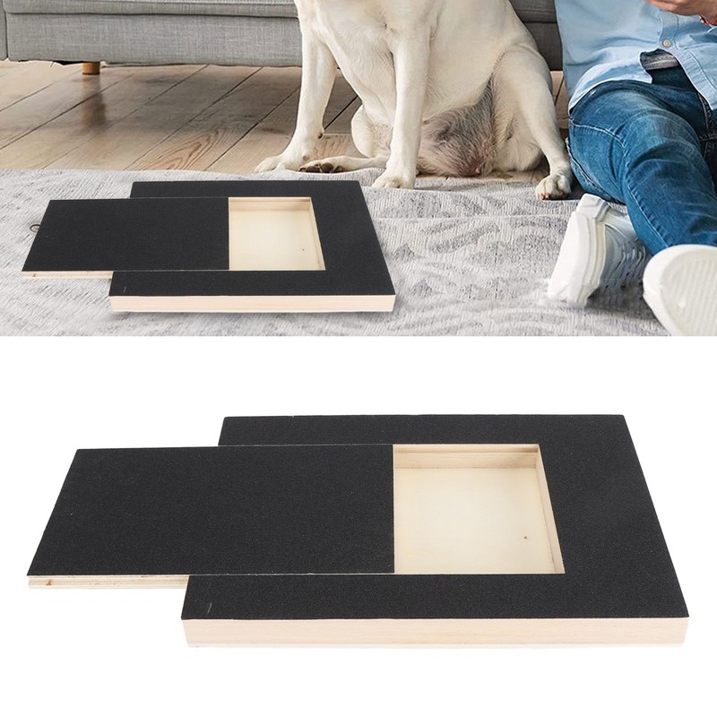 Dog Nail Board Wooden Anxiety Free Sandpaper Dog Nail File