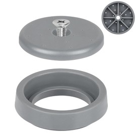 KANONEY Replacement B-24K B-0107 Spray Valve Repair Kit for Most Commercial Sink Faucet 1.42 GPM Pre Rinse Sprayer Part Spray Face Bumper and Screw Repair Part, Grey