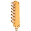 Oil Distributor Adjustable Brass Lube Piston Separator Divider Valve Lubrication