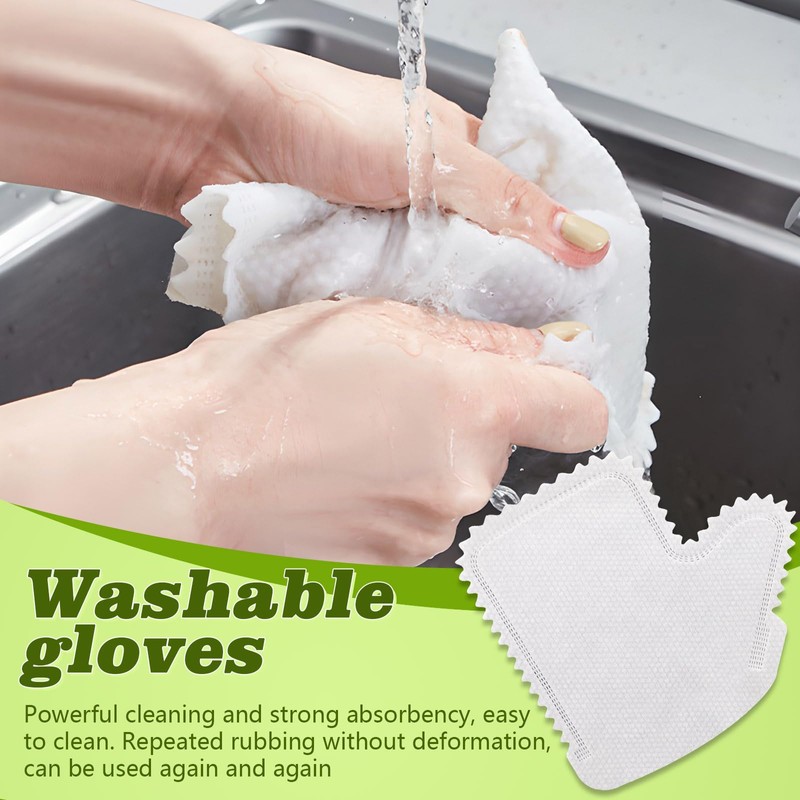 Betinyar 50pcs Multi-Purpose Washable Dusting Gloves, Dusting Gloves for House