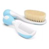 Chicco Cepillo Y Peine Chicco Bebé Cerdas Naturales 0m+ Azul