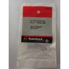 RadioShack Radio Shack (276-0006) Ultra High Brightness 10mm * White LED