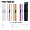 Aramola 8ml Perfume Travel Refillable Bottles Empty Cologne Travel Sprayer
