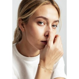 Sofia Milani - Women's Bracelet 925 Silver with Zirconia Stones - Ball Pendant, Yellow Gold, Cubic Zirconia