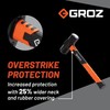 Groz Engineers’ Hammer with Fiberglass Handle | Lightweight and Tough