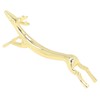 4Pcs Chopstick Rest Smoother Surfaces Reusable Cute Animal Design Gold