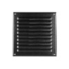 METAL Air Vent Grille Cover 195x195 (8x8") WHITE Ventilation Grill