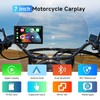 Podofo Wireless Carplay Screen 7 Inch for Motorcycle Portable CarPlay
