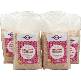 Natural Himalayan Salt - 4 x 1000g | Premium Quality Healthy Choice | Versatile Use | Ethically Made Resealable Bag | Perfect for Cooking, Seasoning and More