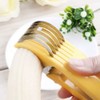 Banana Slicer Stainless Steel Slicer Fruit Peeler Pepperoni Slicer Handheld