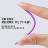LUYING 細かい綿棒 100本 使い捨て 化粧ブラシ まつげエクステ用 ジェルネイル塗る 極細綿棒 睫毛育毛剤用ツール（パープル）