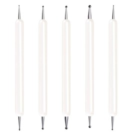 Selizo エンボススタイラスツール ネイルアート ドットツール スコアリングトレースペン 陶器粘土クラフト用 ネイルアートデザイン 転写紙 曼荼羅 描画 ロックペインティング 5個