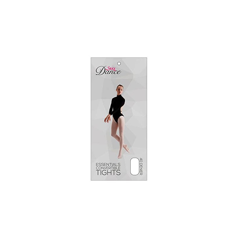 Silky Dance Essentials Convertible Tights Kids Age 7-13 Tan (11-13)