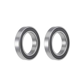 TOP-VIGOR 2Pcs 6907-2RS Deep Groove Ball Bearings, Z2 35mm x 55mm x 10mm Double Sealed Industrial Bearings, Chrome Steel P0(ABEC1) Skateboard Bearings for Electrical Instrument Equipment