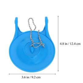 Toilet Flapper Replacement, 2 Pack - 3 Inch Compatible with Gerber 99-788, Includes 2 Toilet Handle Chains - Durable Rubber for Water Saving & Easy Installation