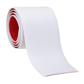 PATIKIL Self Adhesive Floor Transition Strip 3 in x 3 Ft, Vinyl Laminate Floor Flat Divider for Joining Floor Gaps Doorways Carpet Cover Floor Tiles White