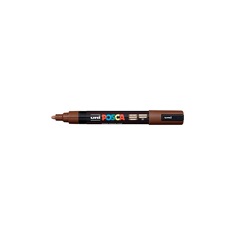 Posca Acrylic Paint Marker, PC-5M Medium tip, Brown (PX152751000)aa