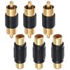 VCE RCA Adapter Gold Plated RCA Female to Female Coupler