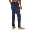 Lacoste mens Allover Croc Print Pant Pajama Bottom, Navy Blue/White,