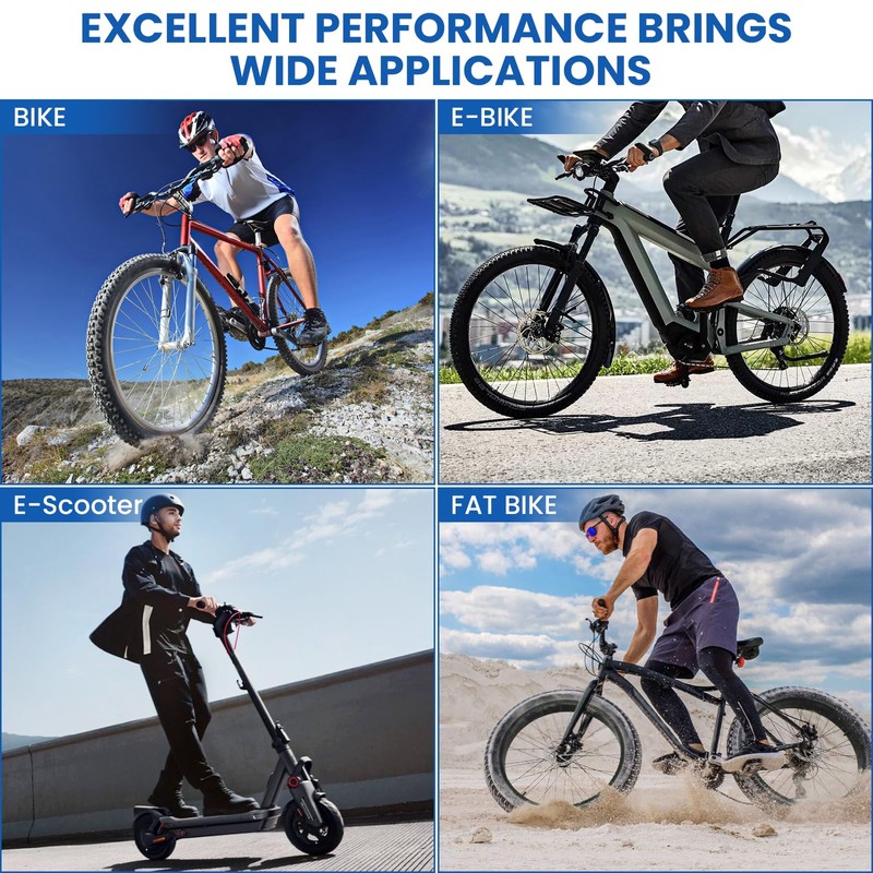 MILYARD 4 Pairs Bike Disc Brake Pads with Installation Tools,