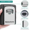 Key Safe Wall Mounted Lockbox - BeskooHome Waterproof Combination Key