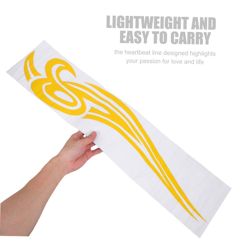 ULTECHNOVO 1 Pair Flame Decals for Car Hood Weatherproof Vinyl