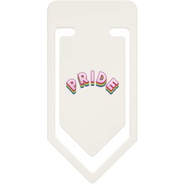 Azeeda 91mm 'Regenbogenstolz' Große Plastik Büroklammer (CC00088150)