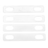 4Pcs Guitar Neck Shim Brass Material Heightening Gasket Set Musical