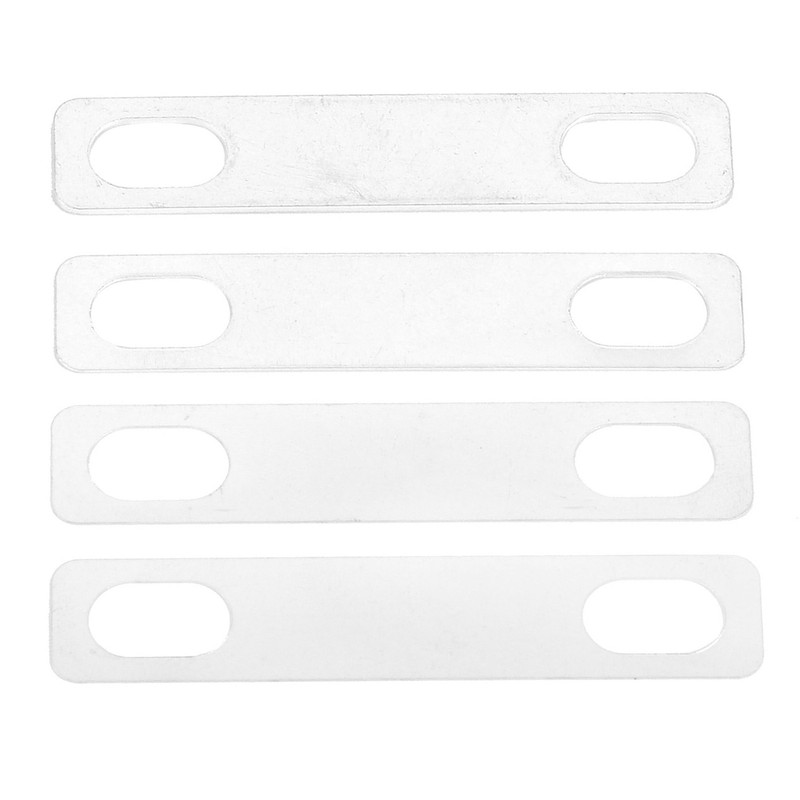 4Pcs Guitar Neck Shim Brass Material Heightening Gasket Set Musical
