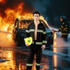 Fireman Adult Costume | Extra Large