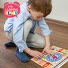 CRAZE My Learning Clock Dino - Wooden Learning Clock for